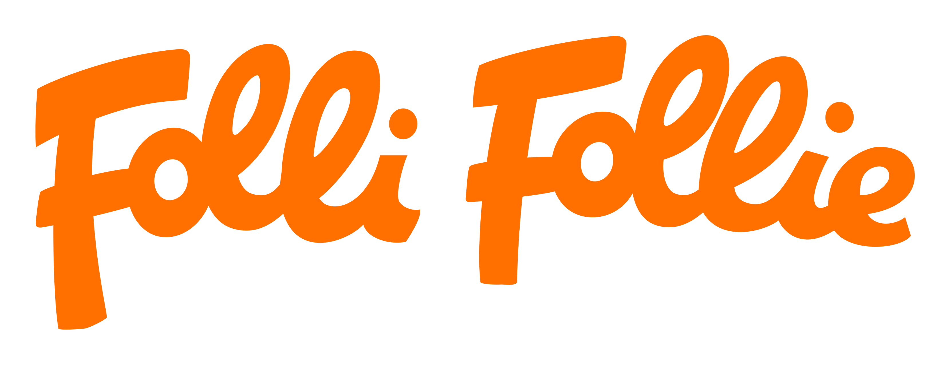 Folli Follie logo on a transparent background
