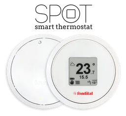 Fondital logo, white icon version, on a transparent background