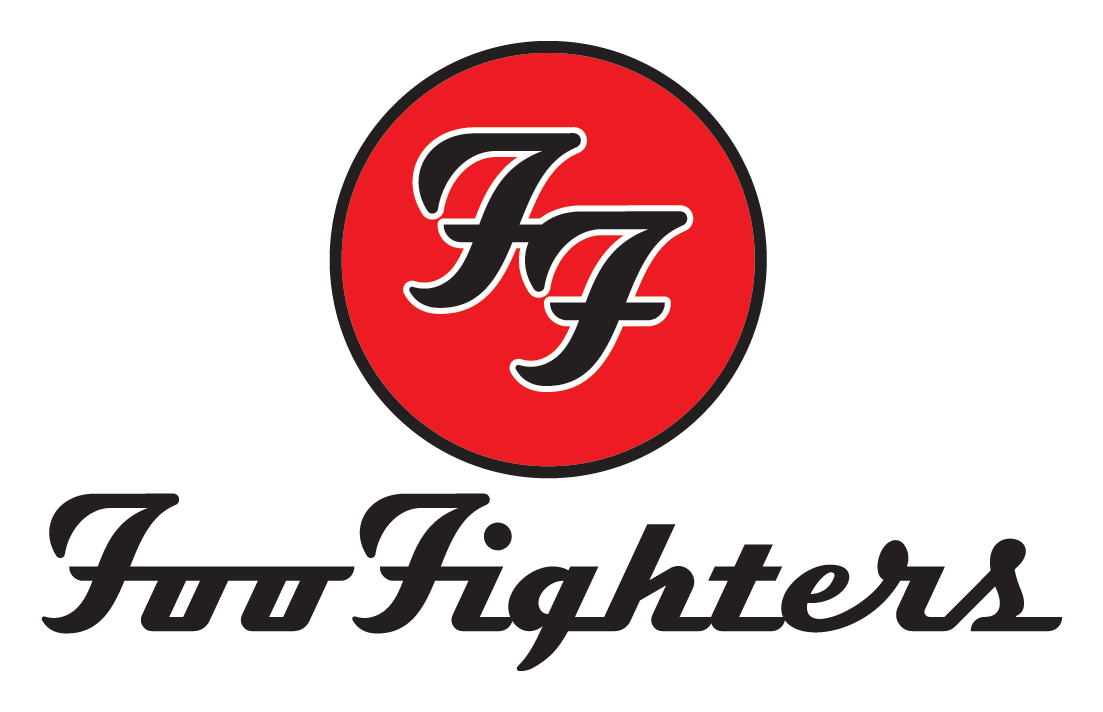 Foo Fighters logo on a transparent background