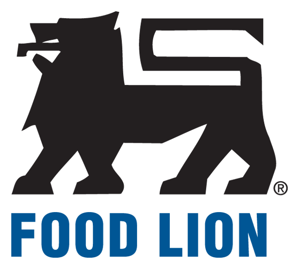 Food Lion logo on a transparent background