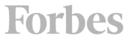 Forbes logo, monochrome wordmark version, on a transparent background
