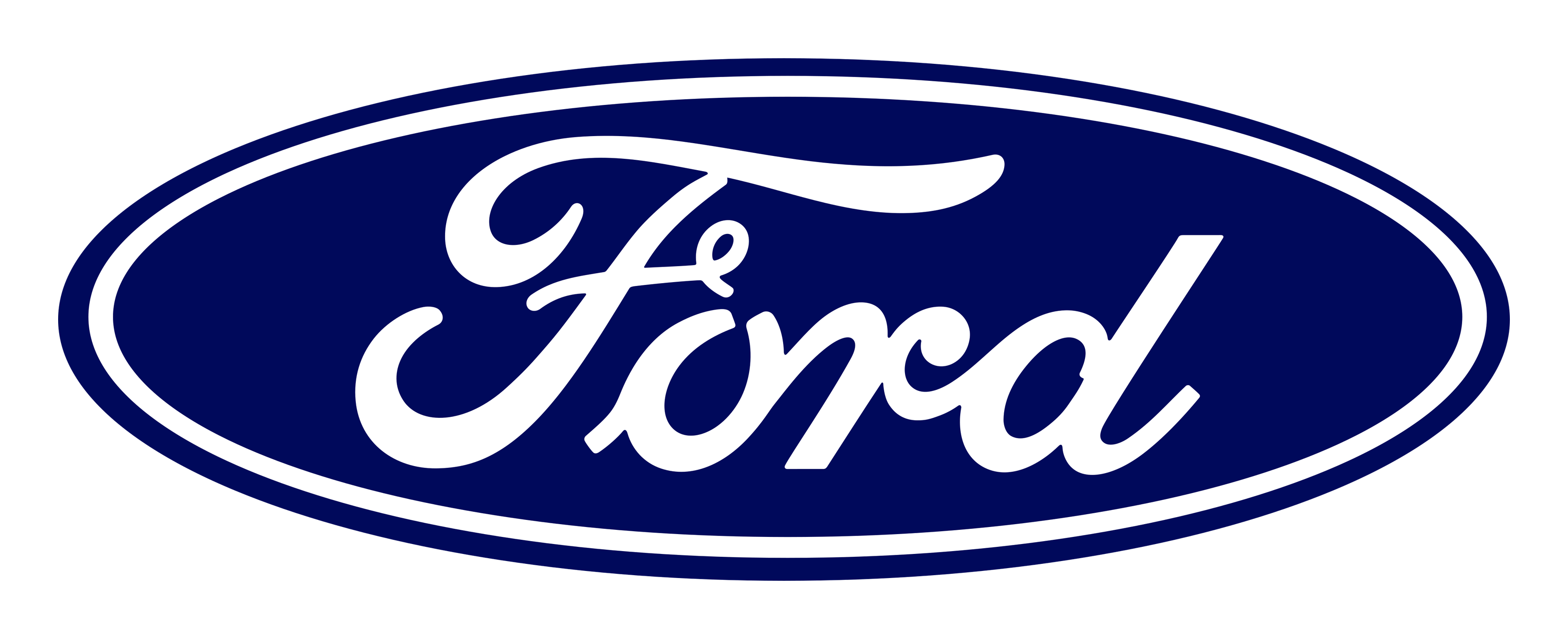 Ford logo on a transparent background