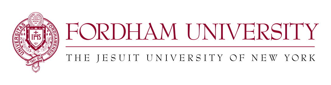 Fordham University logo on a transparent background