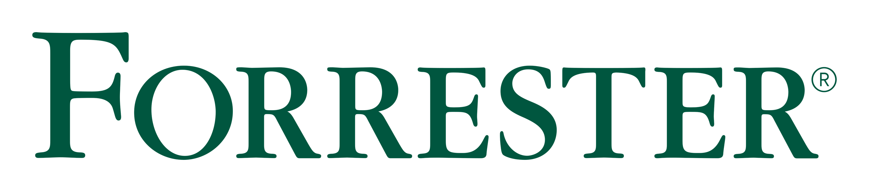 Forrester logo on a transparent background