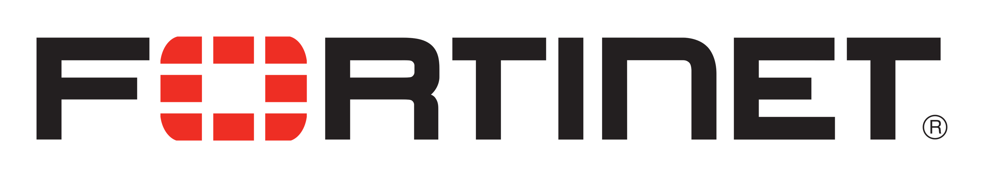 Fortinet logo on a transparent background
