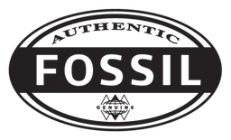 Fossil logo, black version, on a transparent background