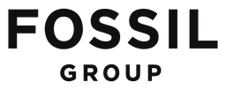 Fossil logo, black wordmark version, on a transparent background