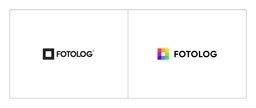 Fotolog logo, horizontal version, on a transparent background