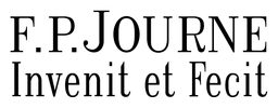 FP Journe logo, black wordmark version, on a transparent background
