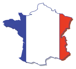 France logo, icon version, on a transparent background