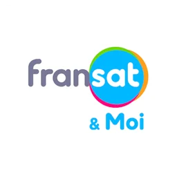 Fransat logo, icon version, on a transparent background