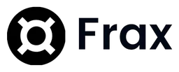 Frax logo, black wordmark version, on a transparent background