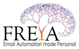 Freya logo, horizontal version, on a transparent background