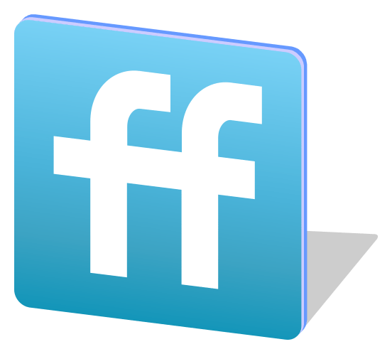 Friendfeed logo on a transparent background