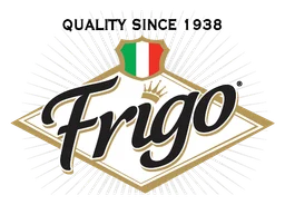 Frigo logo, horizontal version, on a transparent background
