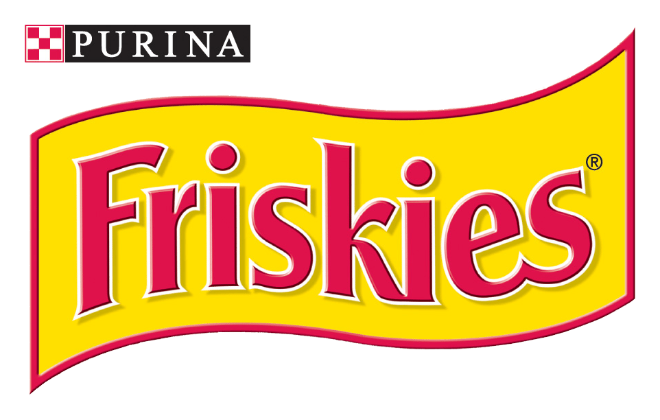Friskies logo on a transparent background