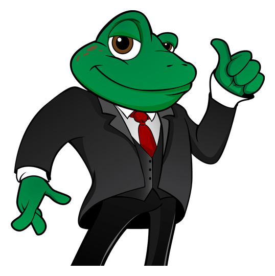 Frog Design logo, icon version, on a transparent background