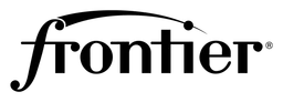 Frontier logo, black wordmark version, on a transparent background