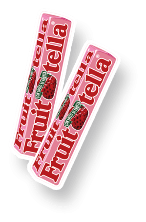 Fruittella logo, horizontal version, on a transparent background