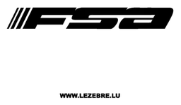 Fsa logo, black version, on a transparent background