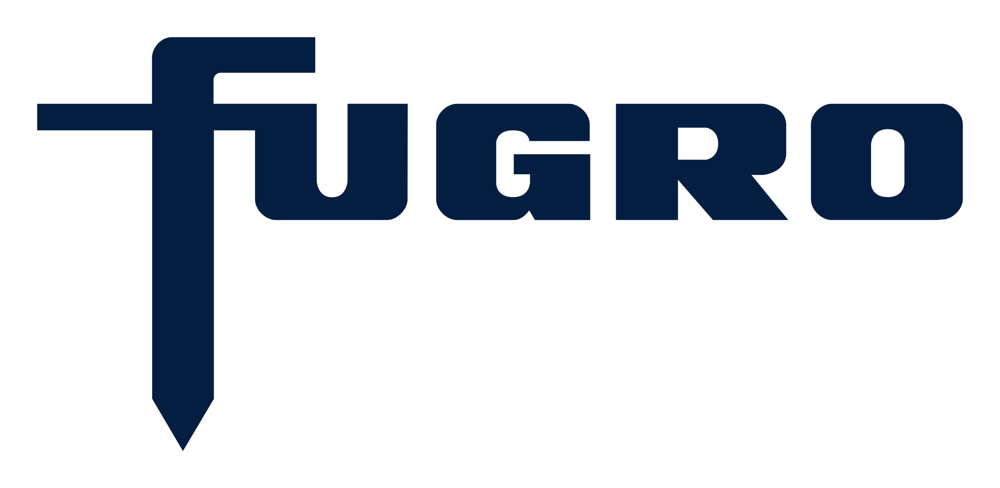 Fugro logo on a transparent background