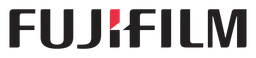 Fujifilm logo, black wordmark version, on a transparent background
