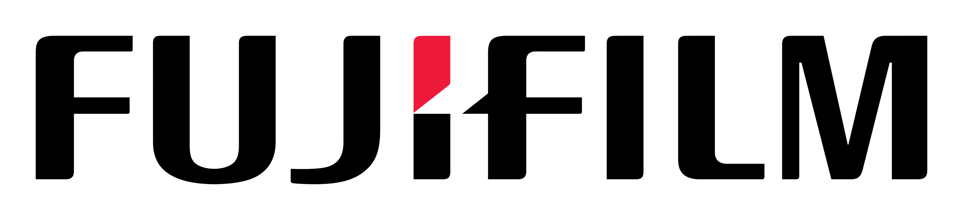 Fujifilm logo on a transparent background