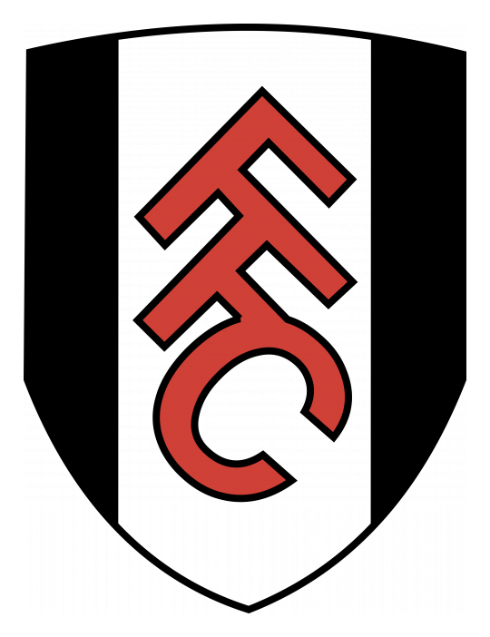 Fulham Logo auf transparentem Hintergrund