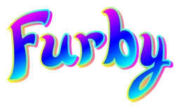 Furby logo, horizontal version, on a transparent background