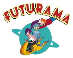 Futurama logo, horizontal version, on a transparent background
