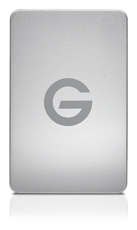 G Technology logo, white version, on a transparent background