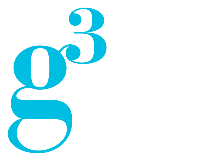 G3 logo on a transparent background