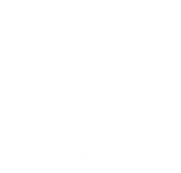 Gabor logo, white icon version, on a transparent background