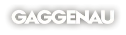 Gaggenau logo, monochrome wordmark version, on a transparent background