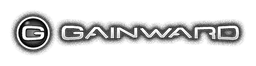 Gainward logo, black wordmark version, on a transparent background