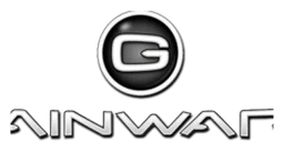 Gainward logo, monochrome version, on a transparent background