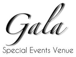 Gala logo, black version, on a transparent background