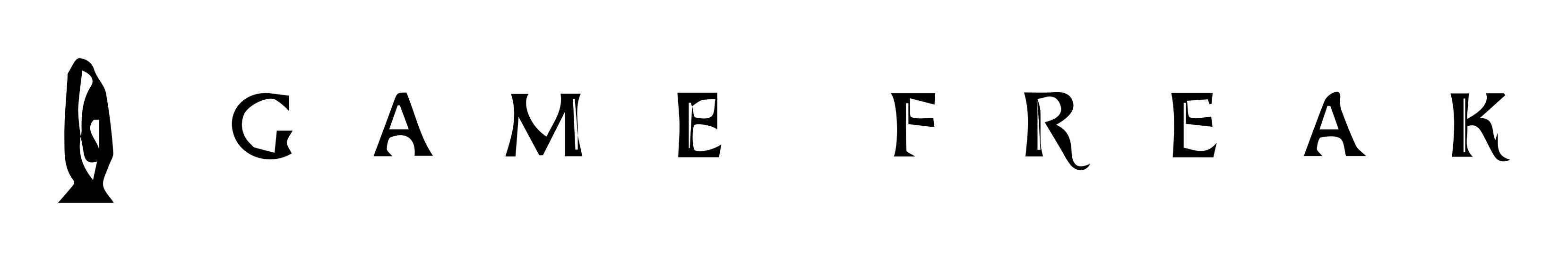 Game Freak logo on a transparent background