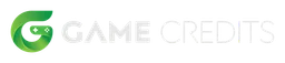 Gamecredits logo, wordmark version, on a transparent background