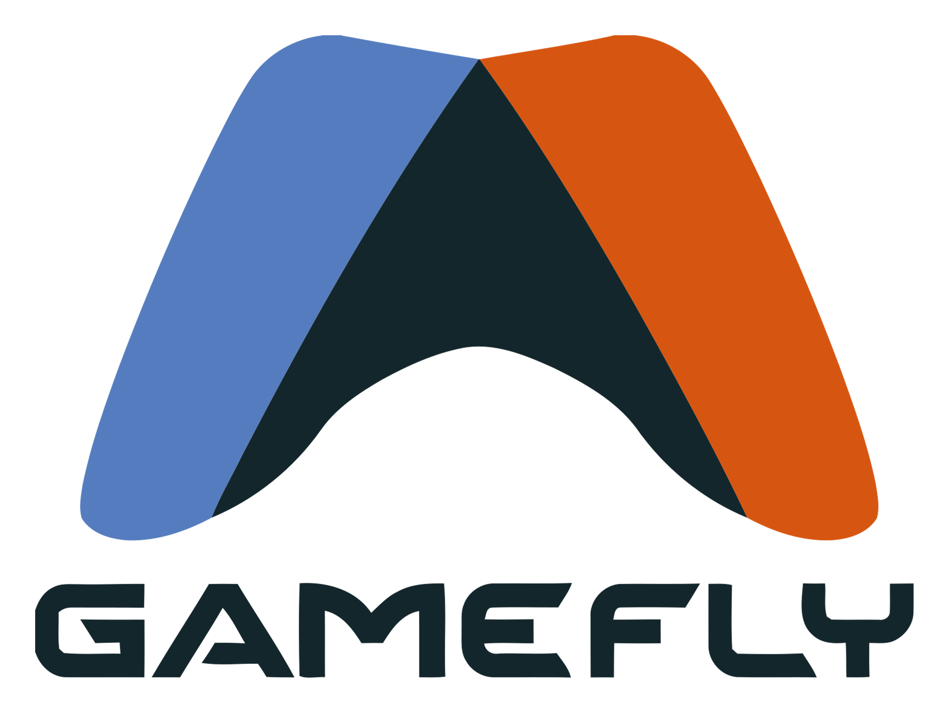Gamefly logo on a transparent background