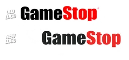 Gamestop logo, horizontal version, on a transparent background