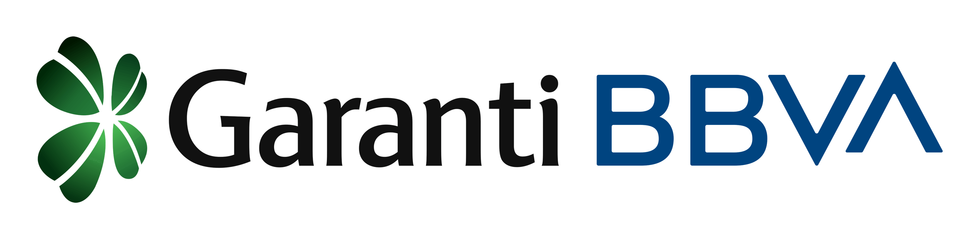 Garanti logo on a transparent background
