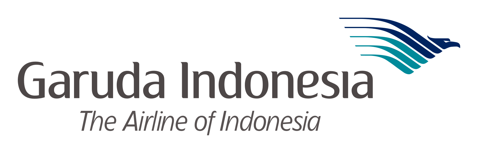 Garuda Indonesia logo on a transparent background