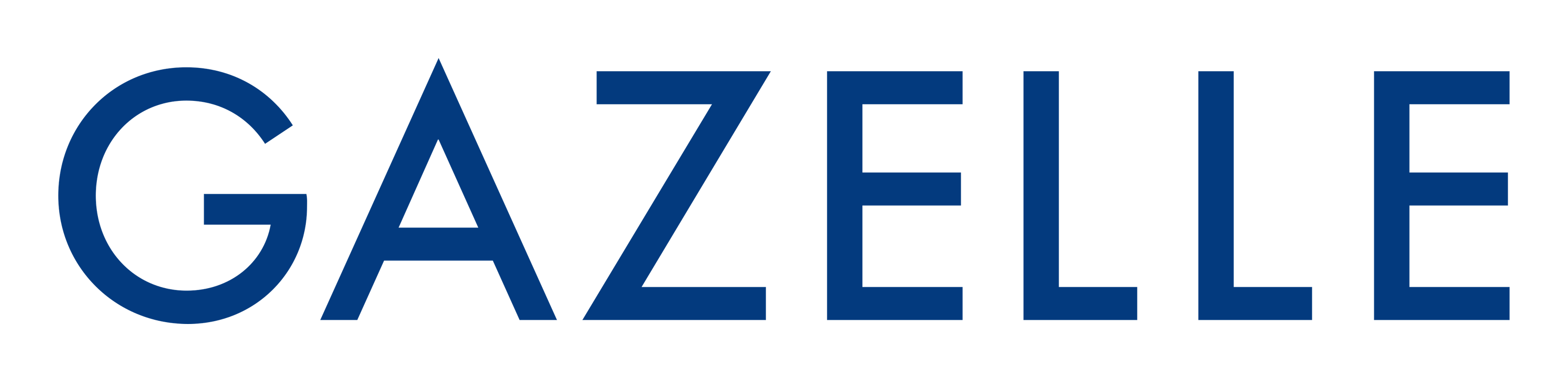 Gazelle logo on a transparent background