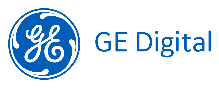 GE logo on a transparent background