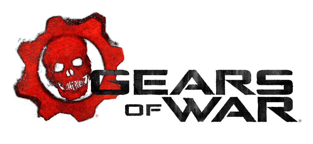 Gears of War logo on a transparent background