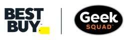 Logo de Geek Squad, versión logotipo negro, sobre fondo transparente