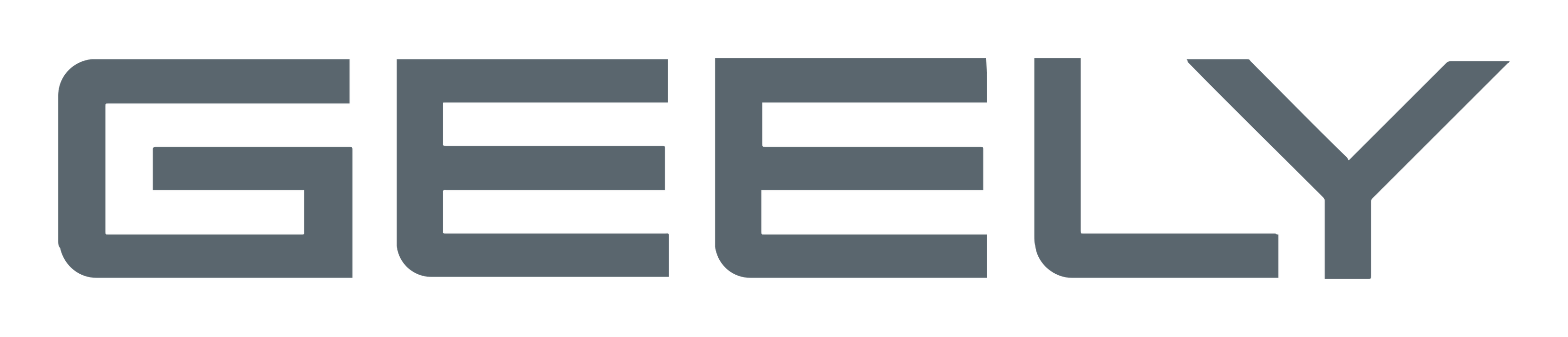 Geely logo on a transparent background
