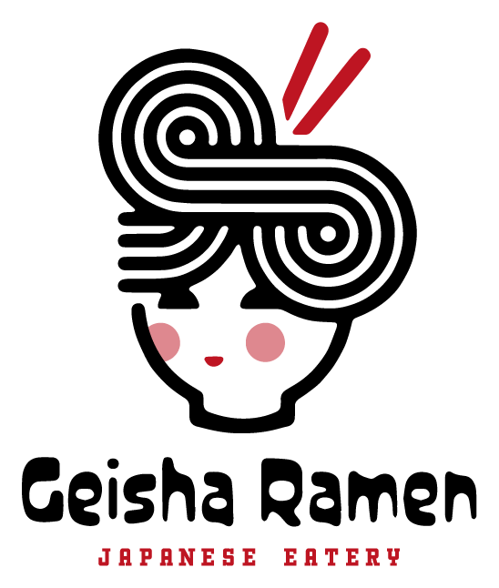 Geisha logo, icon version, on a transparent background