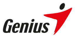 Genius logo, horizontal version, on a transparent background